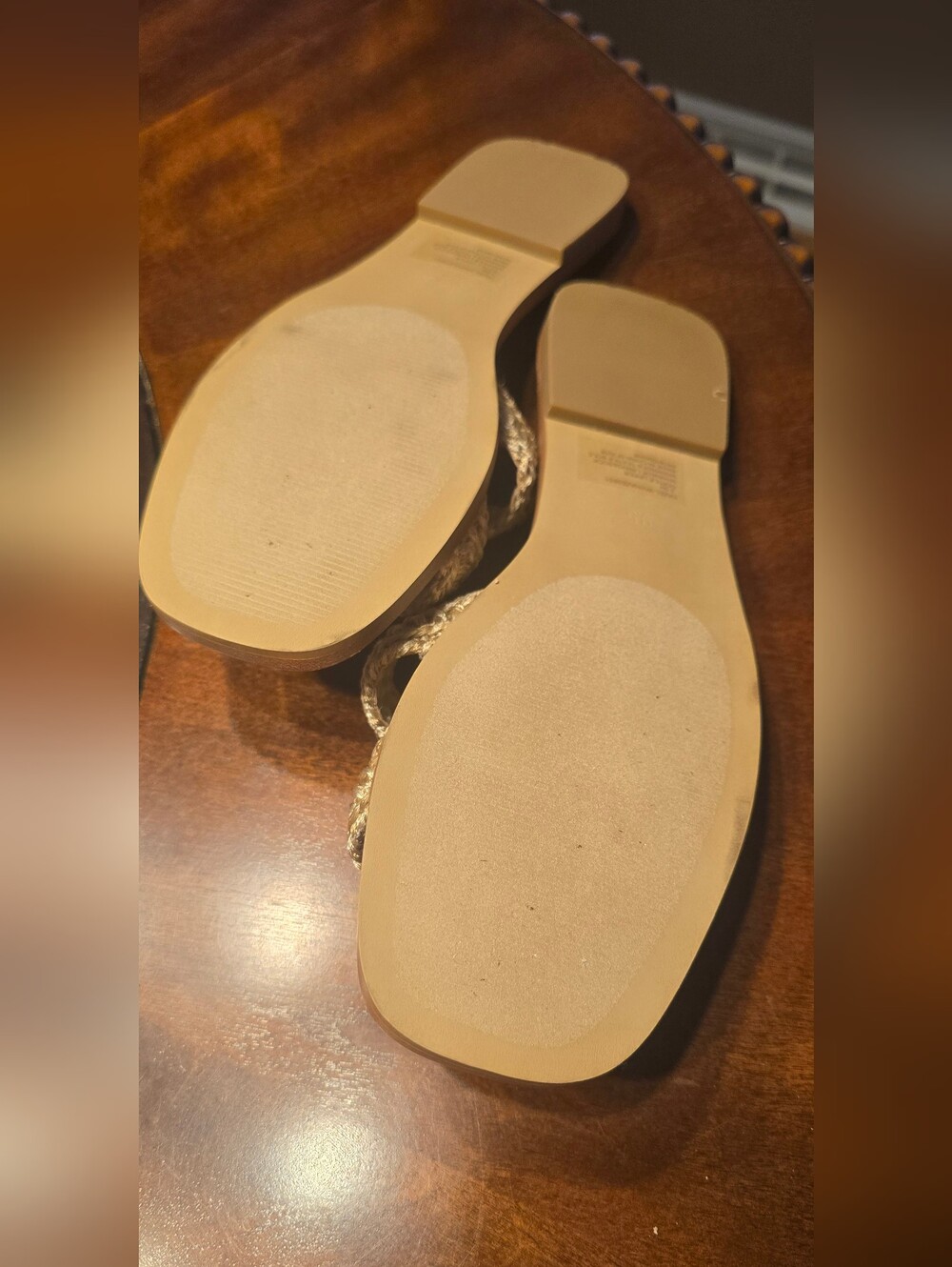 Steve Madden NWT Braided Jute Natural-Tone Slide Mules, Women's Sz 9.5 - Picture 4 of 4